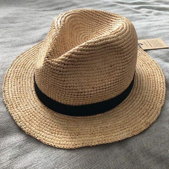 J Crew Packable Straw Hat - Picture 1 of 4
